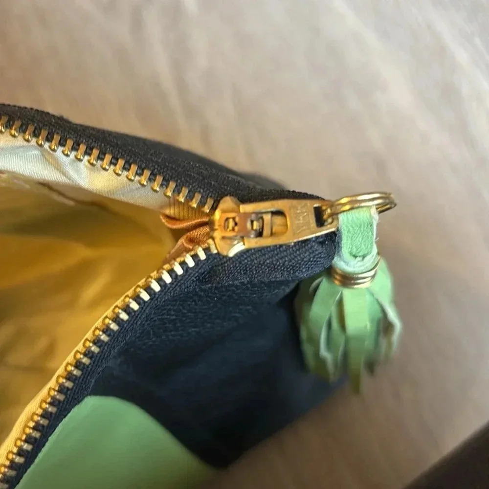 Brand New Leather Clutch
Lime Green with Black - Picture 4 of 4